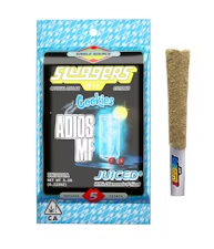 Photograph of product: Sluggers Infused Preroll 5pk 3.5g Blueberry Banana