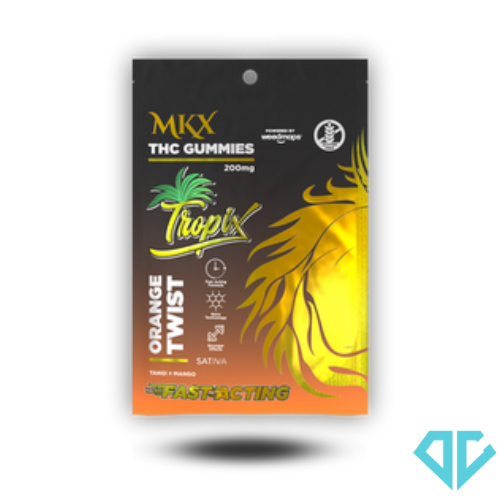 Photograph of product: MKX TropiX Orange Twist Fast Acting Gummies 200mg