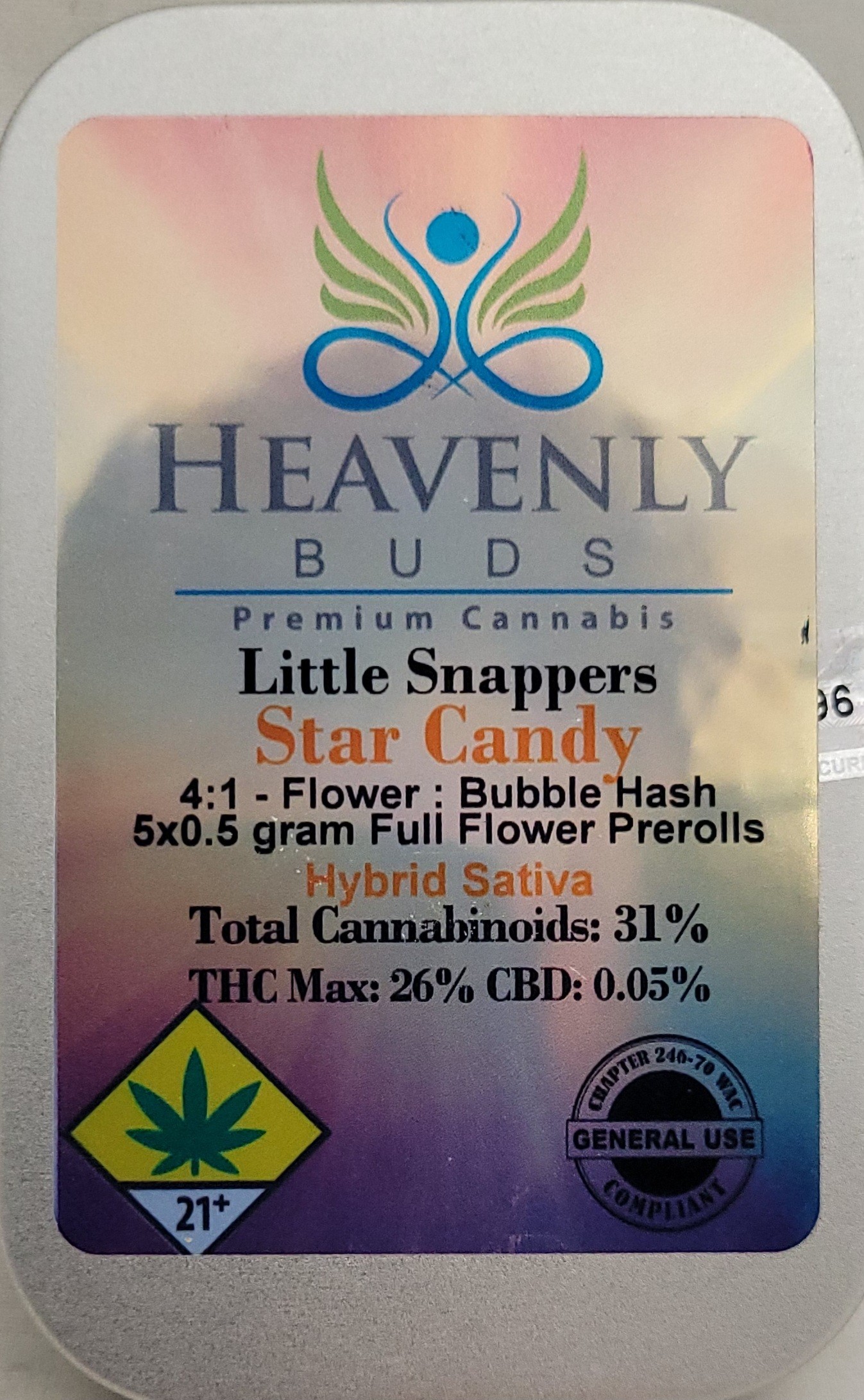 Photograph of product: Star Candy *Bubble au chocolat Infused* | 5 Pack *General Use Compliant*