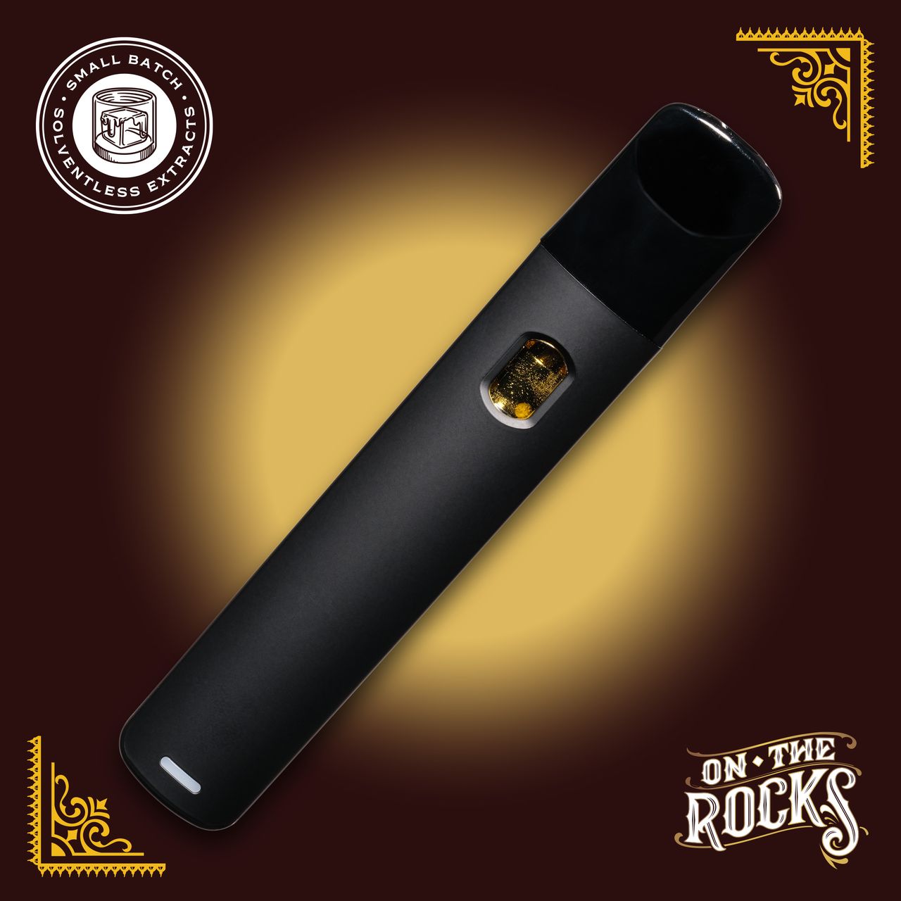 Photograph of product: On The Rocks Chem Band Live Rosin AlO T833 (H) 1g Disposable - 26052