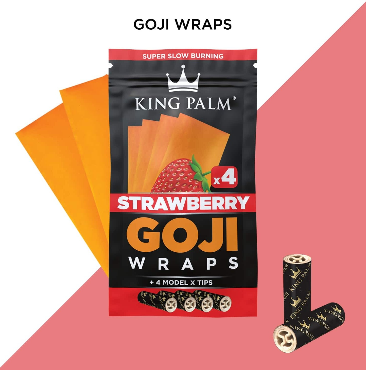 Photograph of product: King Palm | Strawberry Goji Wraps