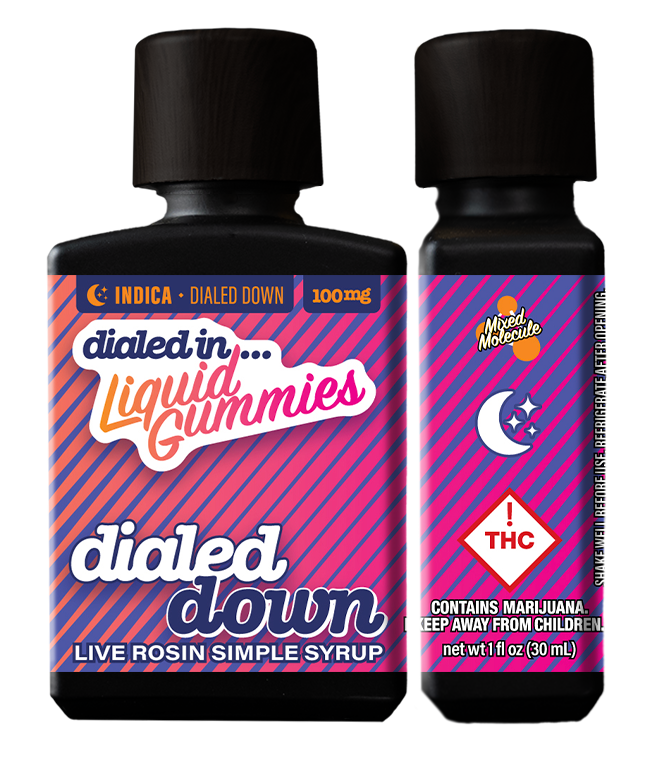 Photograph of product: Dialed In Liquid Rosin Gummies (I) 100mg