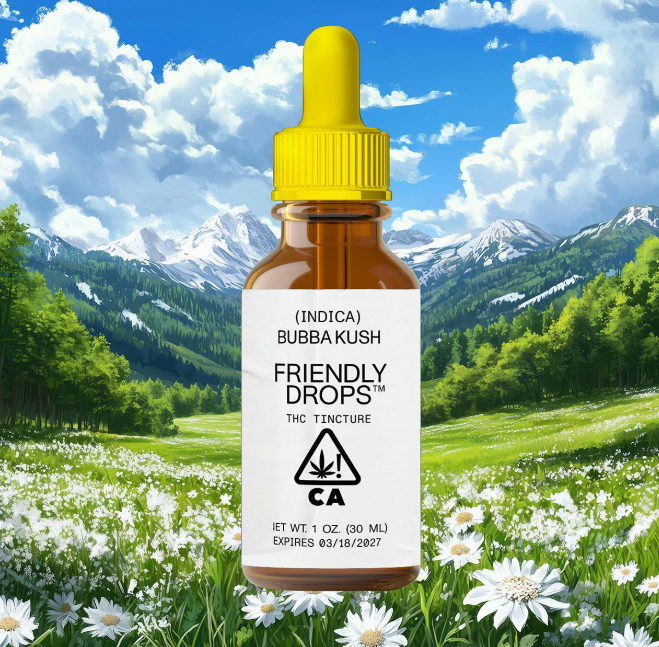 Photograph of product: Bubba Kush   Indica   Full Spectrum Tincture 1000 Mg