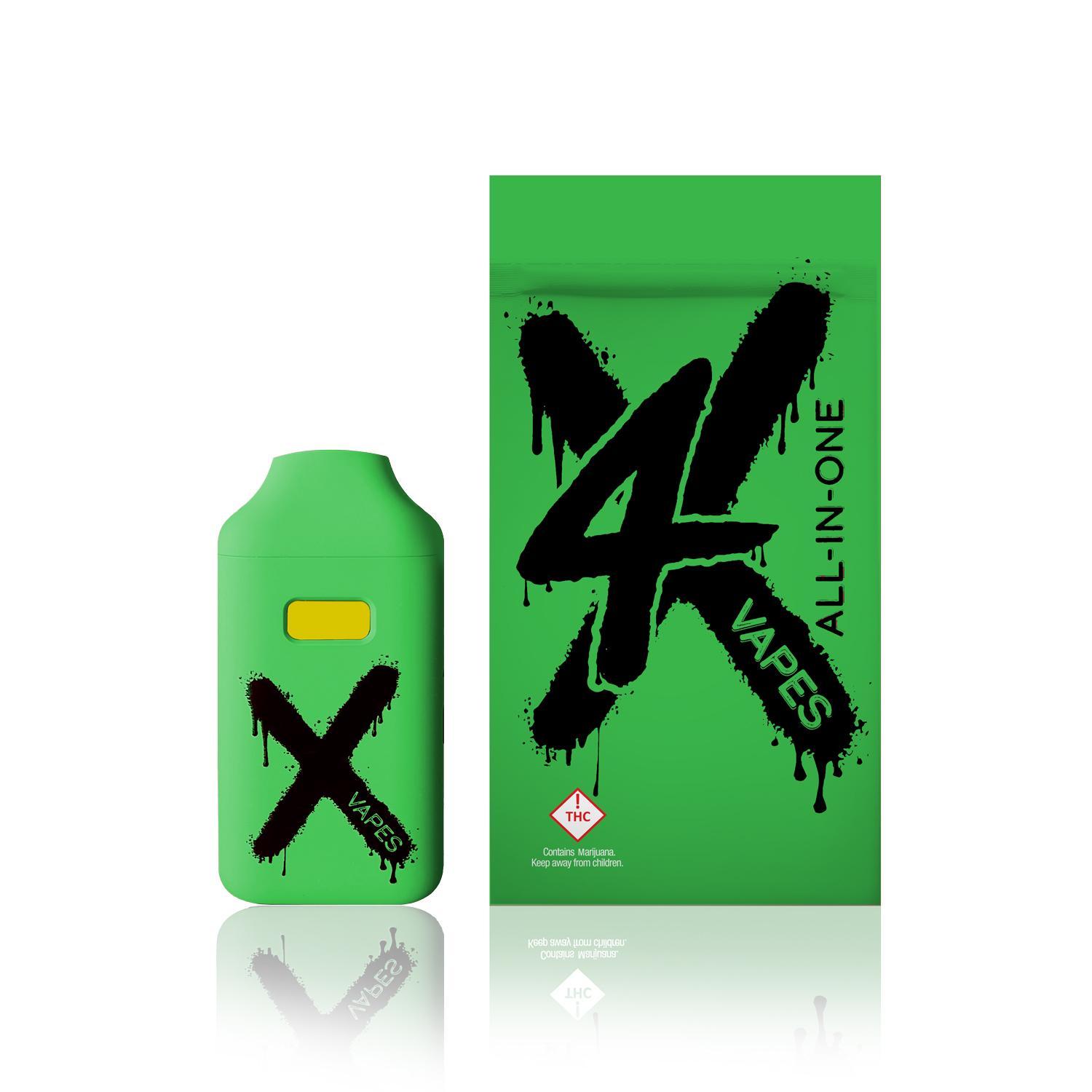 Photograph of product: X-Vape - (H) AIO Disp - Melon Baller 4000mg