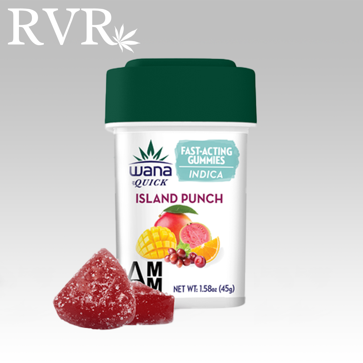 Photograph of product: AR-Wana Quick Gummies Island Punch Oui'd 100mg 10pk