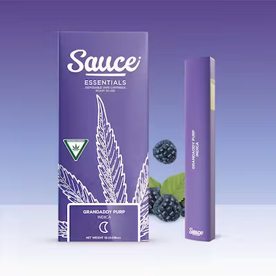 Photograph of product: SAUCE ESSENTIALS GRANDADDY PURP
