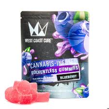 Photograph of product: West Coast Cure Blueberry Hash Gummies 100mg