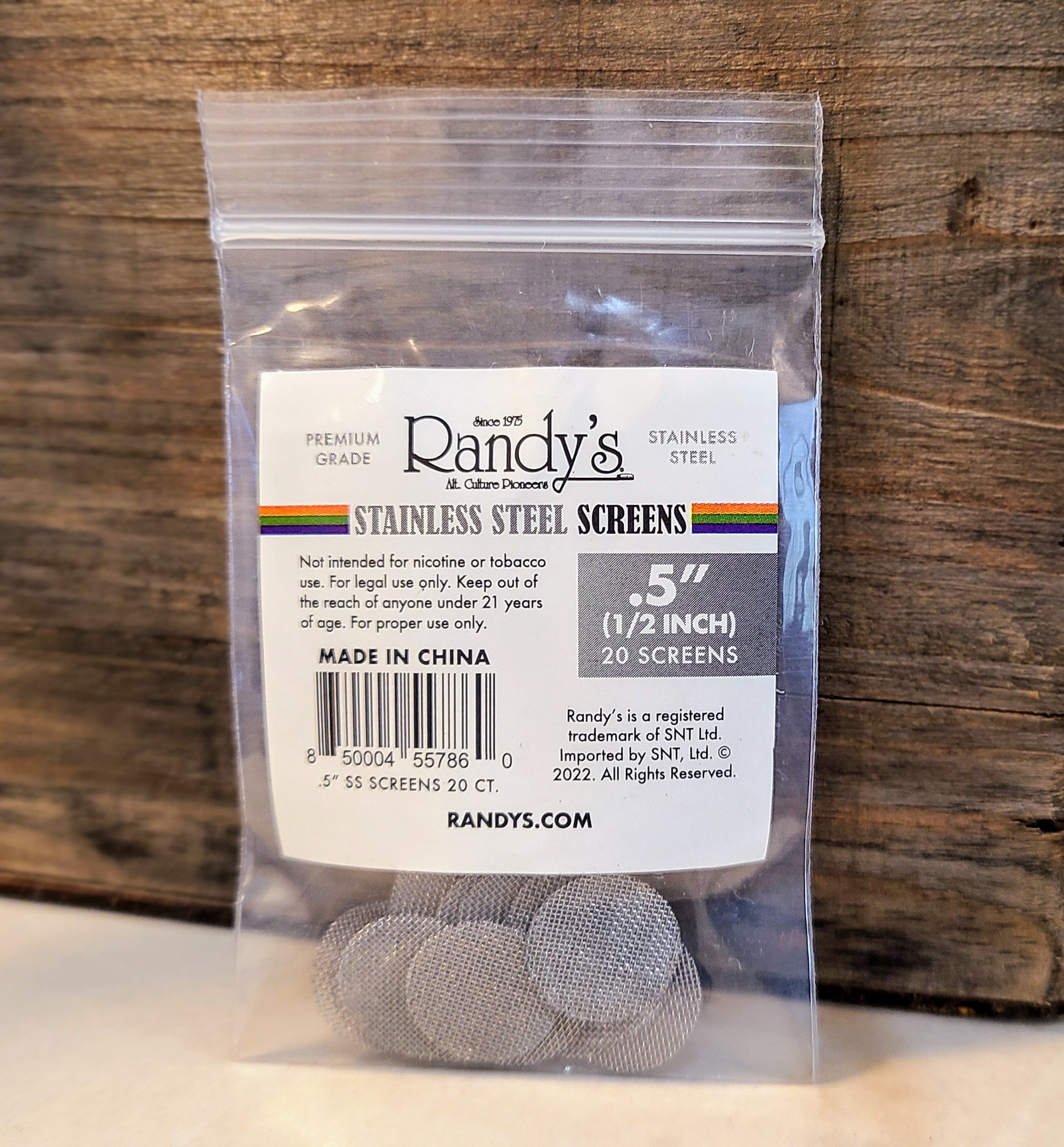 Photograph of product: Randy's .5" Stainless Steel Screen 20 Pack