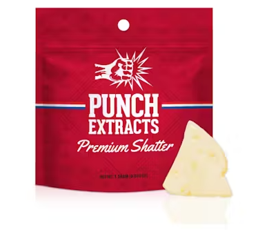 Photograph of product: Punch Extracts Runtz Mafia Shatter 1g