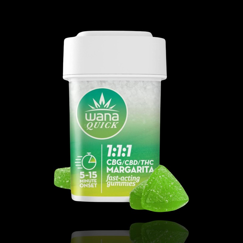 Photograph of product: Fast Acting Margarita 1:1:1 CBD:CBG:TH-oui 20 pieces