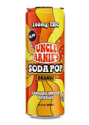 Photograph of Product: Uncle Arnie's | Orange Soda 100mg   100 Mg