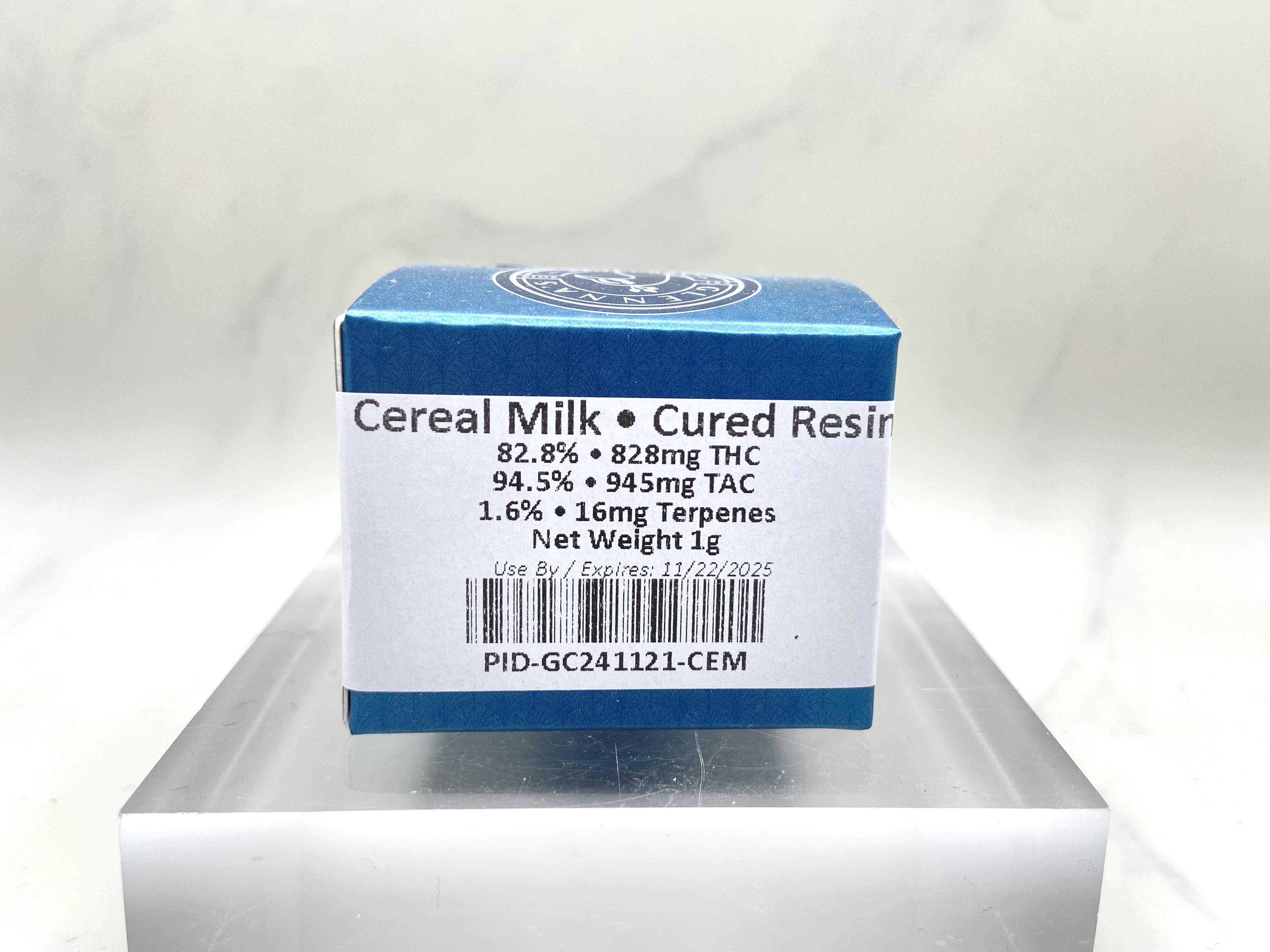 Photograph of product: Glenna's - Cereal Milk Cured Resin