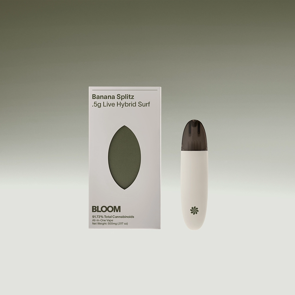 Photograph of product: Bloom | Surf Space Face Live AIO Vape | 1g