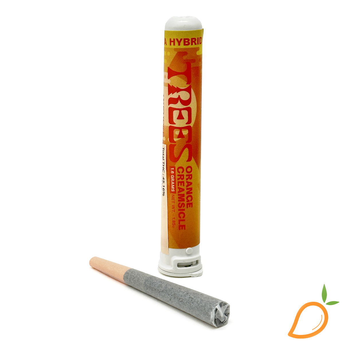 Photograph of product: 1.85g Orange Creamsicle Infused Preroll Trees