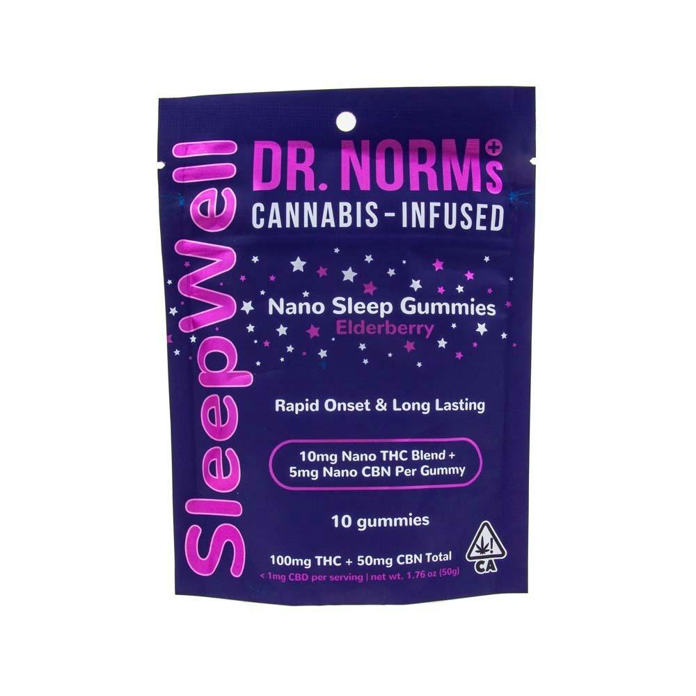 Photograph of product: Dr. Norms | Elderberry Sleepwell Gummies (2:1 TH-oui:CBN - 150mg Total)