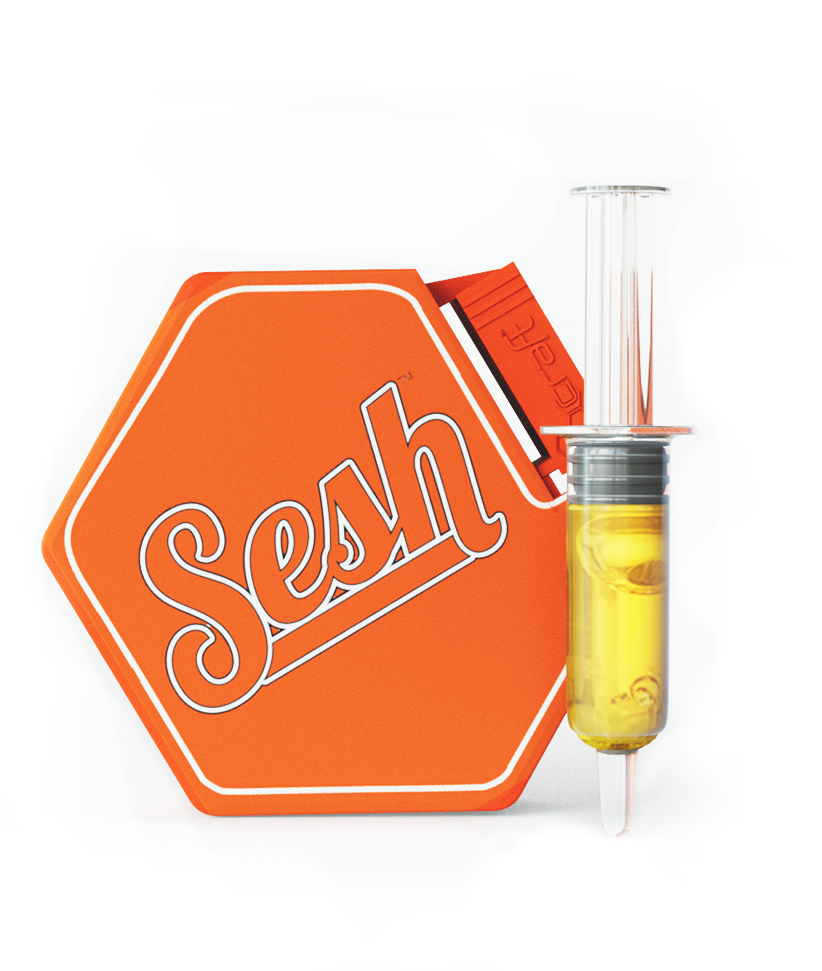 Photograph of product: Craft | Sesh | Syringe | 1G | Apple Fizz OG | Hybrind