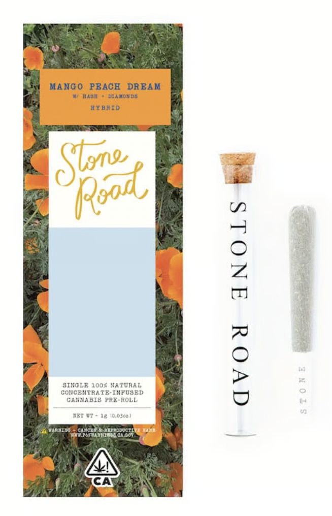 Photograph of product: Stone Road | Infused Preroll (1g) Mango Peach Dream (H)