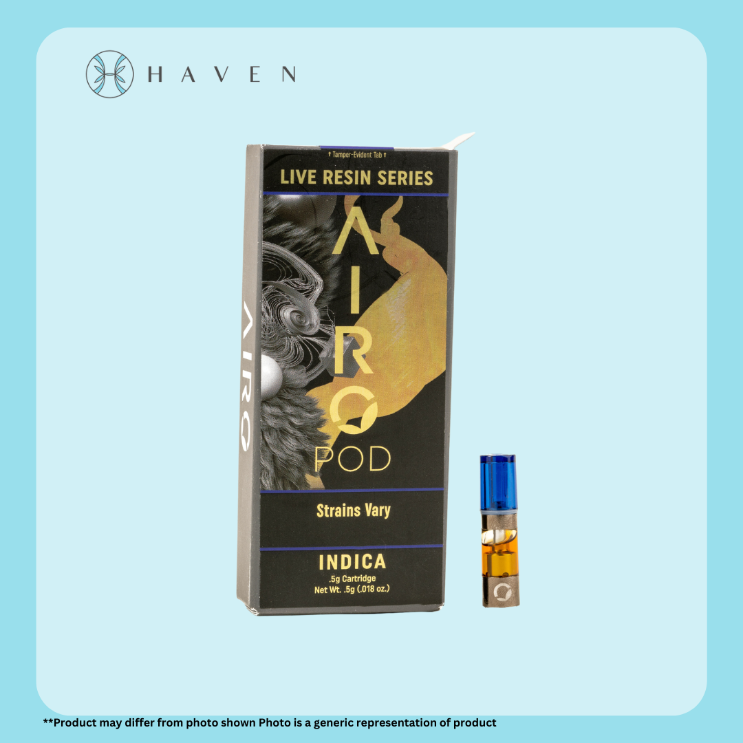 Photograph of product: 0.5g Lemon Gush Mints Live Resin (Airo Pod) | AiroPro