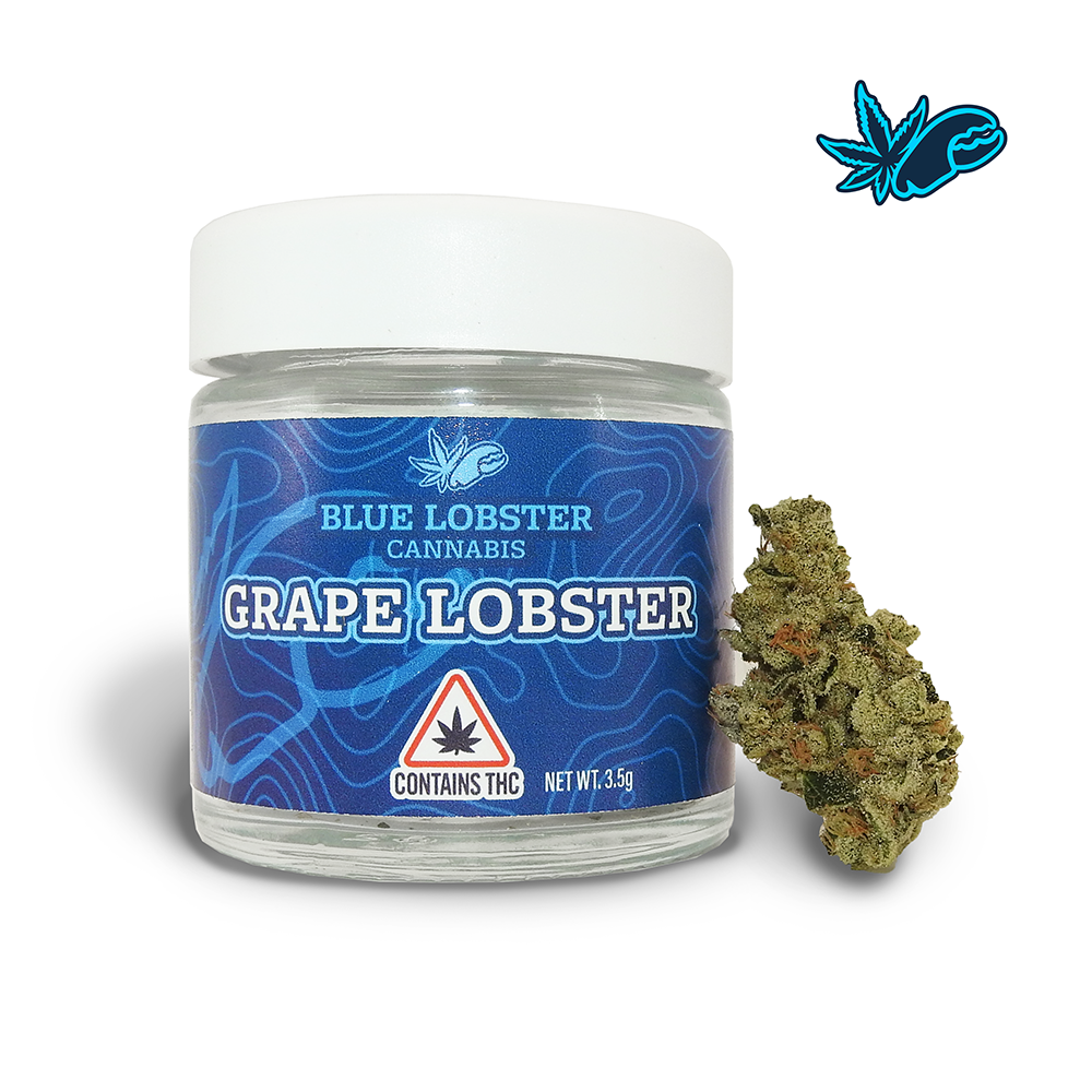 Photograph of product: Blue Lobster - Grape Lobster Jar - 3.5g
