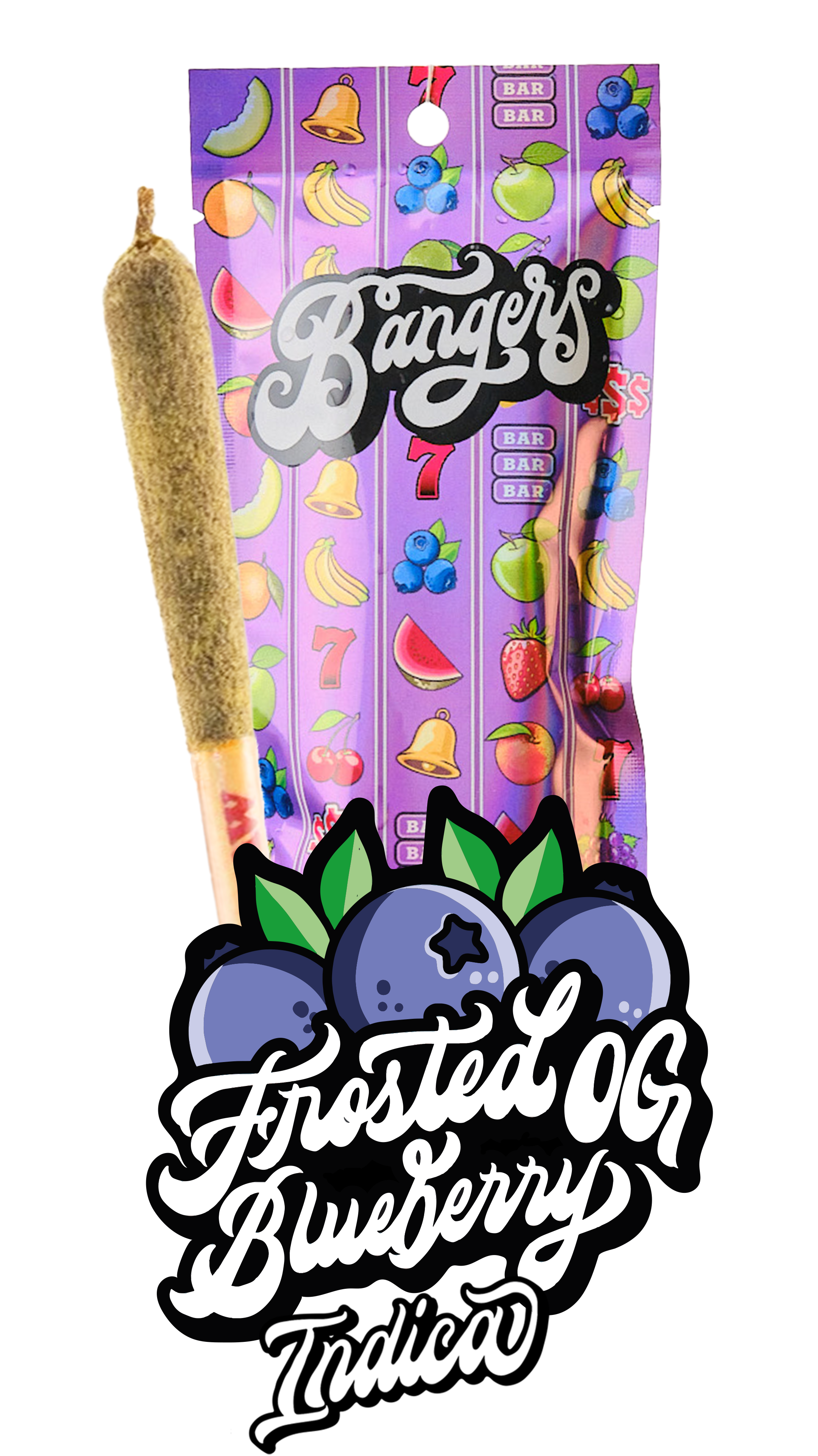Photograph of product: Infused Pre Roll | Frosted Blueberry OG