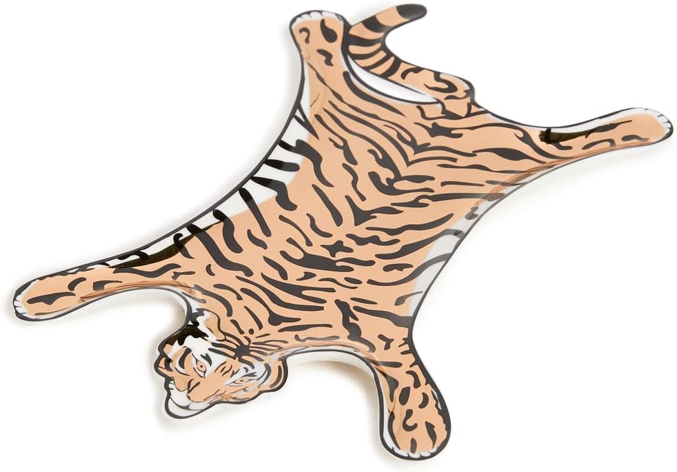 Photograph of product: Jonathan Adler - Tiger Stacking Dish - Black/Gold