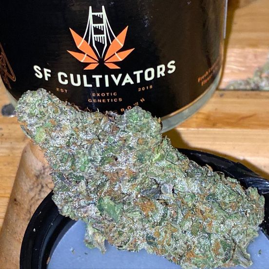 Photograph of product: SF Cultivators - 3.5g Flower (OG Sunset Sherbert) - 