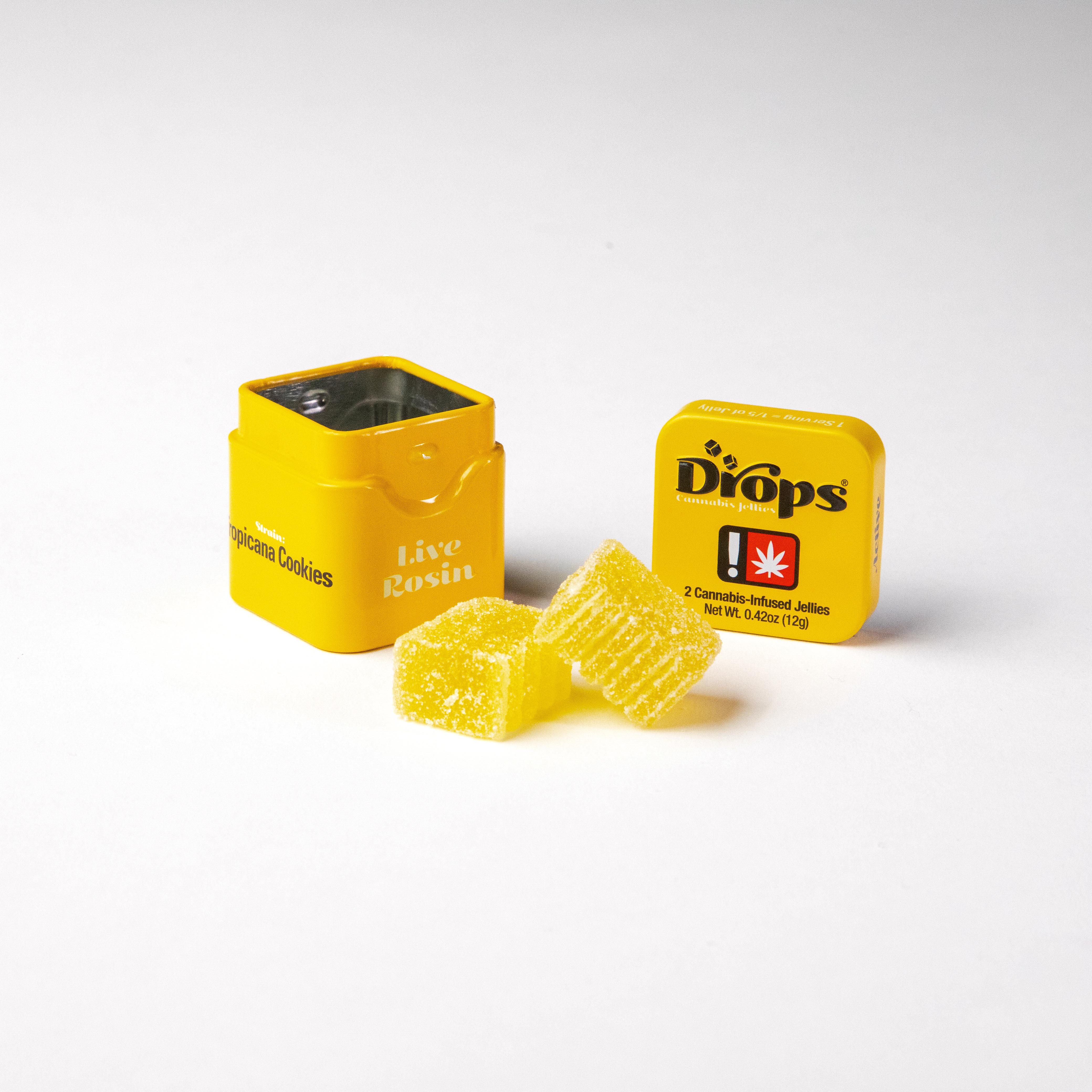 Photograph of product: Gummy - Drops 2pc - - Lemon Oui'd