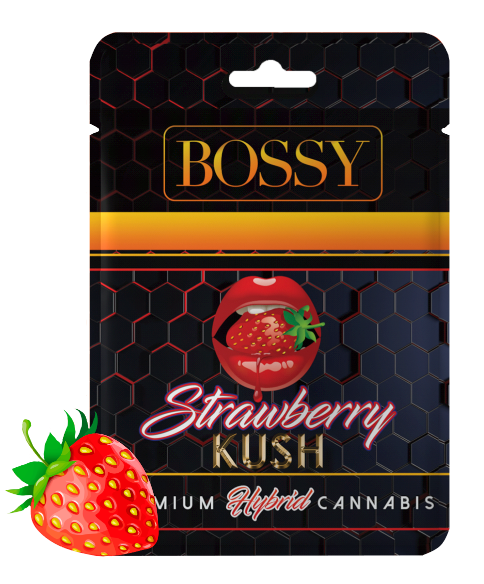 Photograph of product: Bossy Strawberry Kush Cartridge Rec