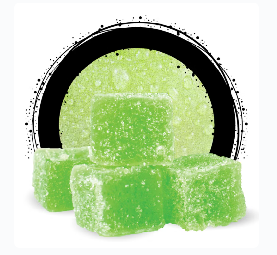 Photograph of product: Ozone | Green Apple | Soft Chews | 100mg | 20pk