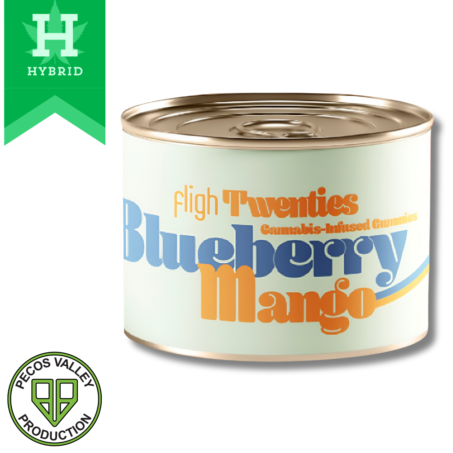 Photograph of product: AL-Fligh | Edible TH-oui | Gummies | 10pk | Blueberry Mango | 500mg