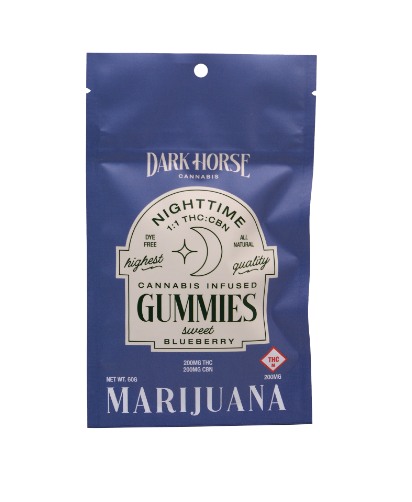 Photograph of product: 200mg Gummies | Sweet Blueberry 1:1 TH-oui:CBN