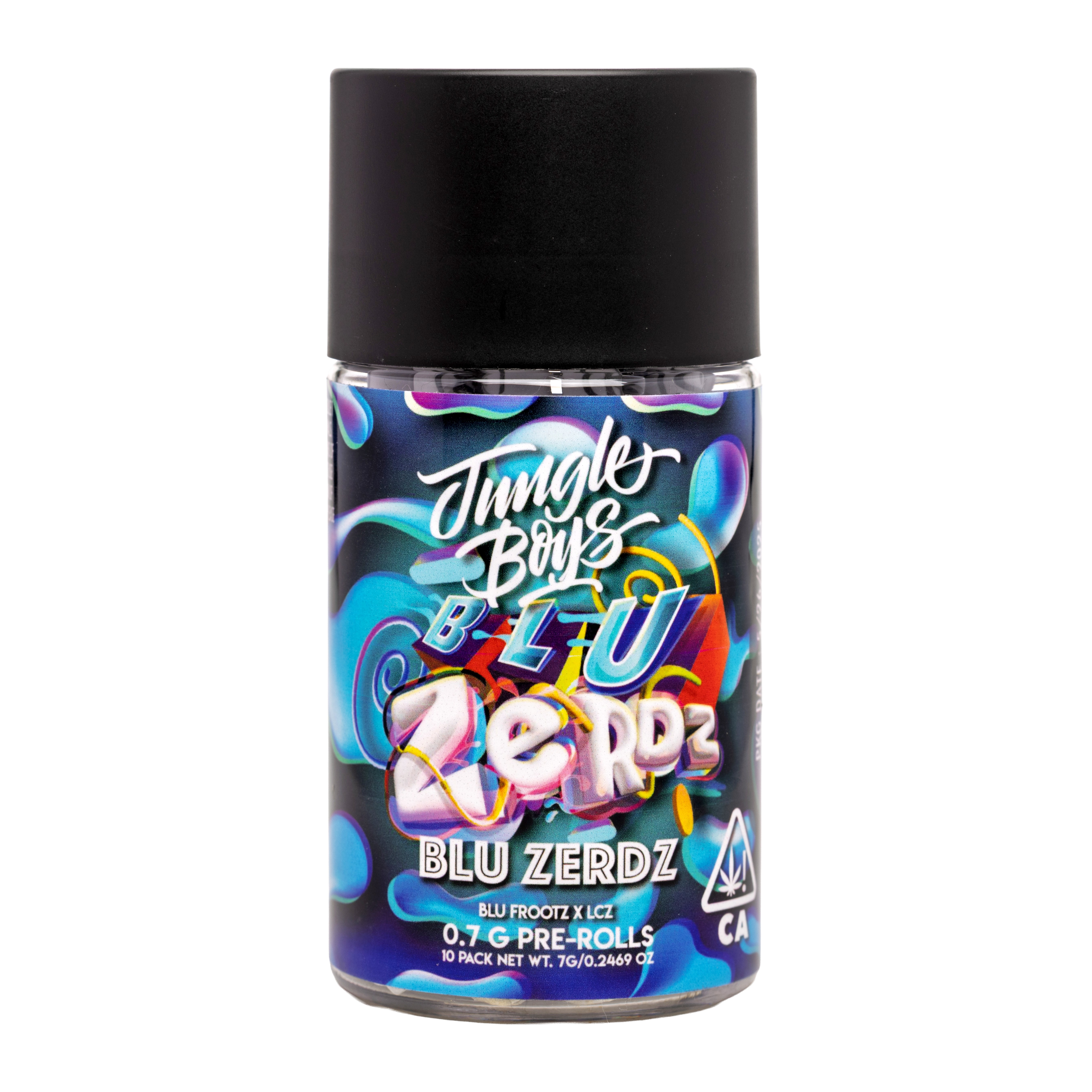 Photograph of product: Jungle Boys | Blu Zerdz - 10pk Pre Rolls