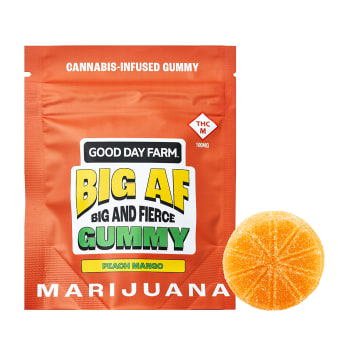 Photograph of product: Good Day Farm | Gummies | Big AF Peach Mango 500mg