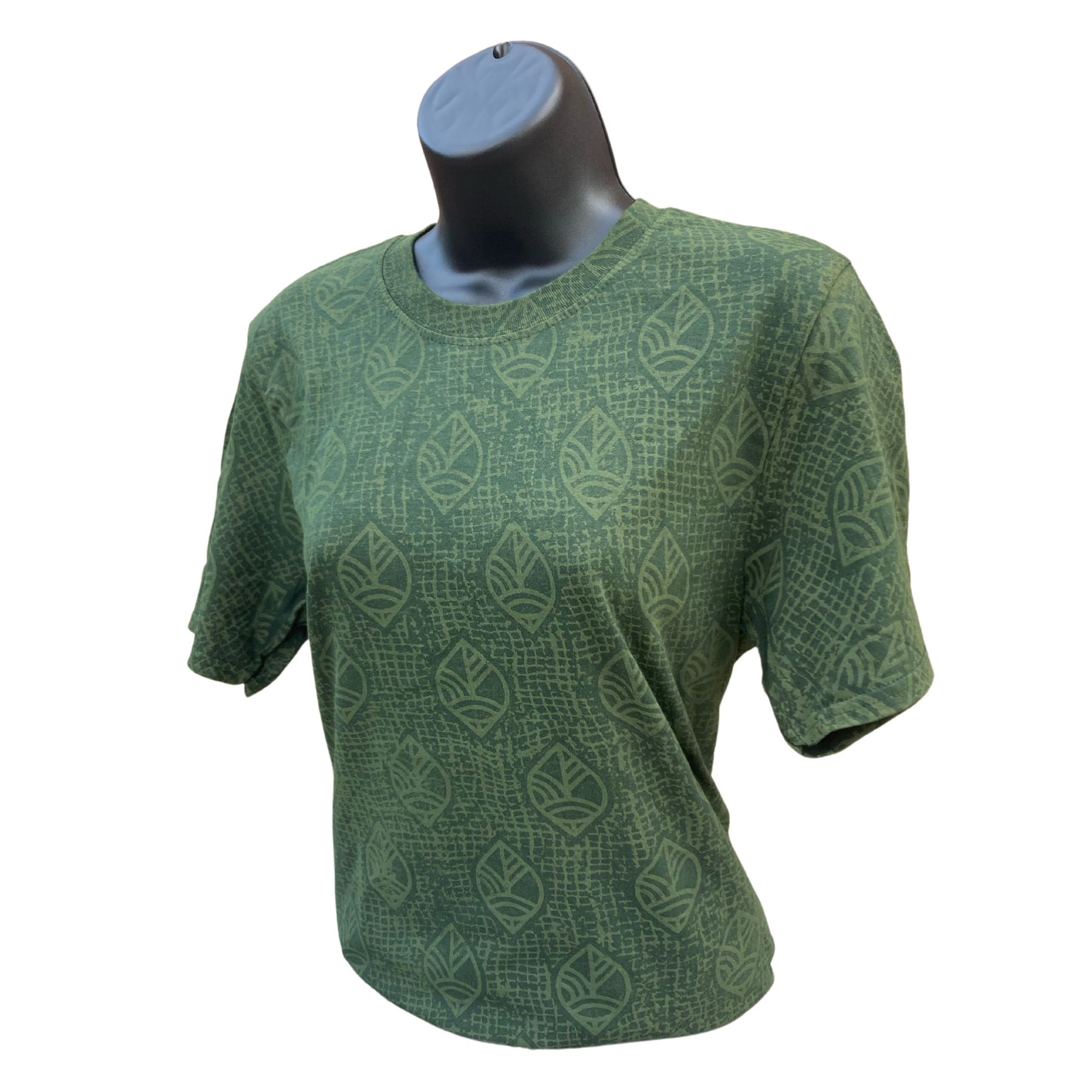 Photograph of product: Botera Leaf T-Shirt- Forest Green Color