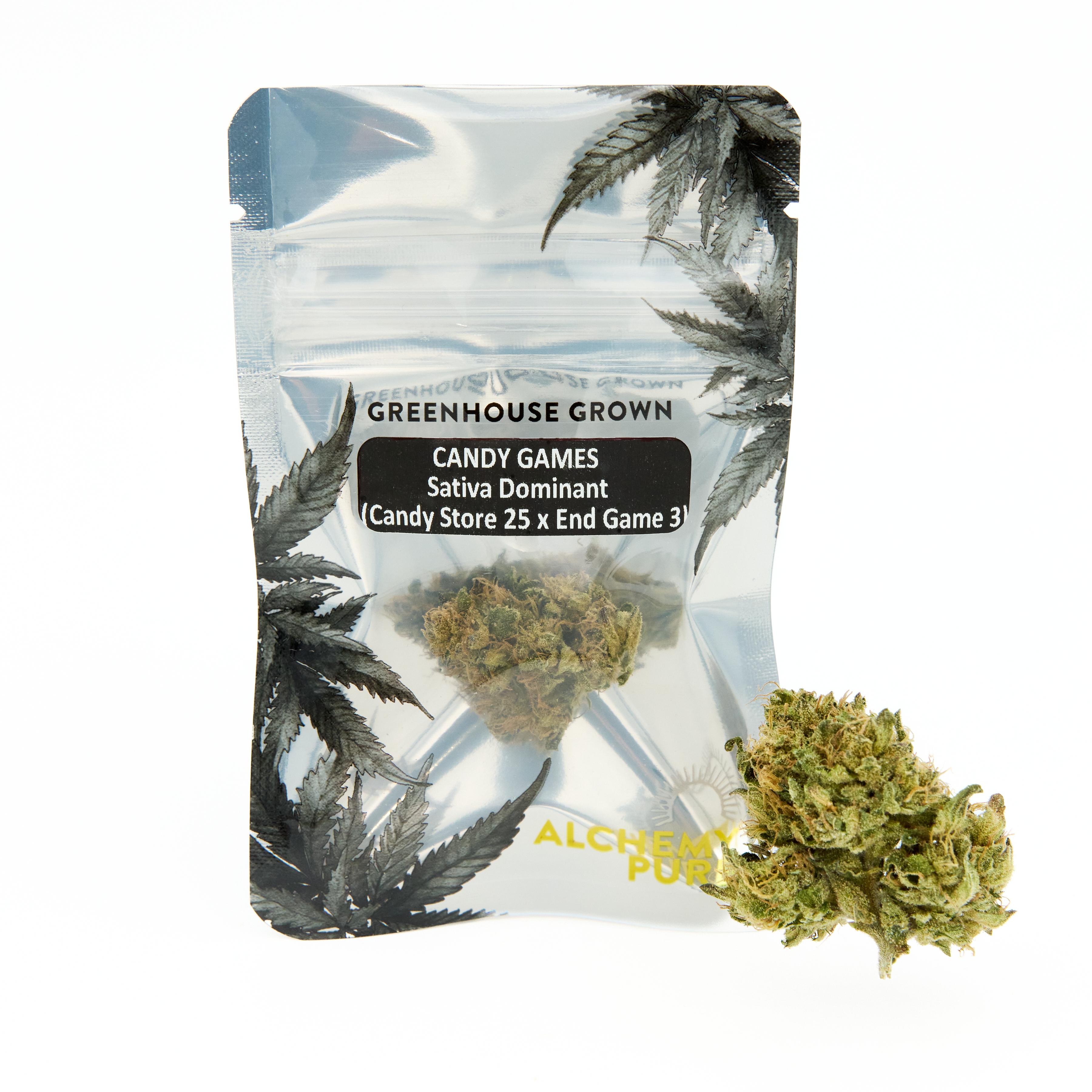 Photograph of product: Alchemy Pure Dime (0.7g) Candy Games- Hybrid 22%TH-oui