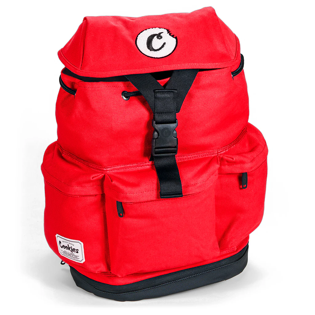 Photograph of product: Utility Rucksack Canvas Smell Proof | Backpack | Red