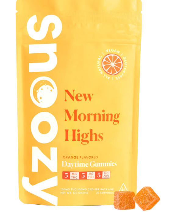 Photograph of product: New Morning Highs - 5:5:5 20pck 100mg