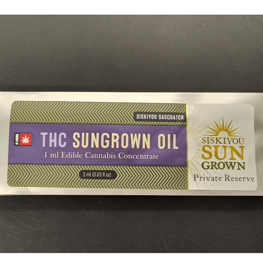 Photograph of product: SSG Private Reserve RSO - Siskiyou Sasquatch