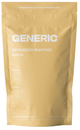 Photograph of product: Disposable Cartridge - Generic - Pineapple Express (H) - 2g