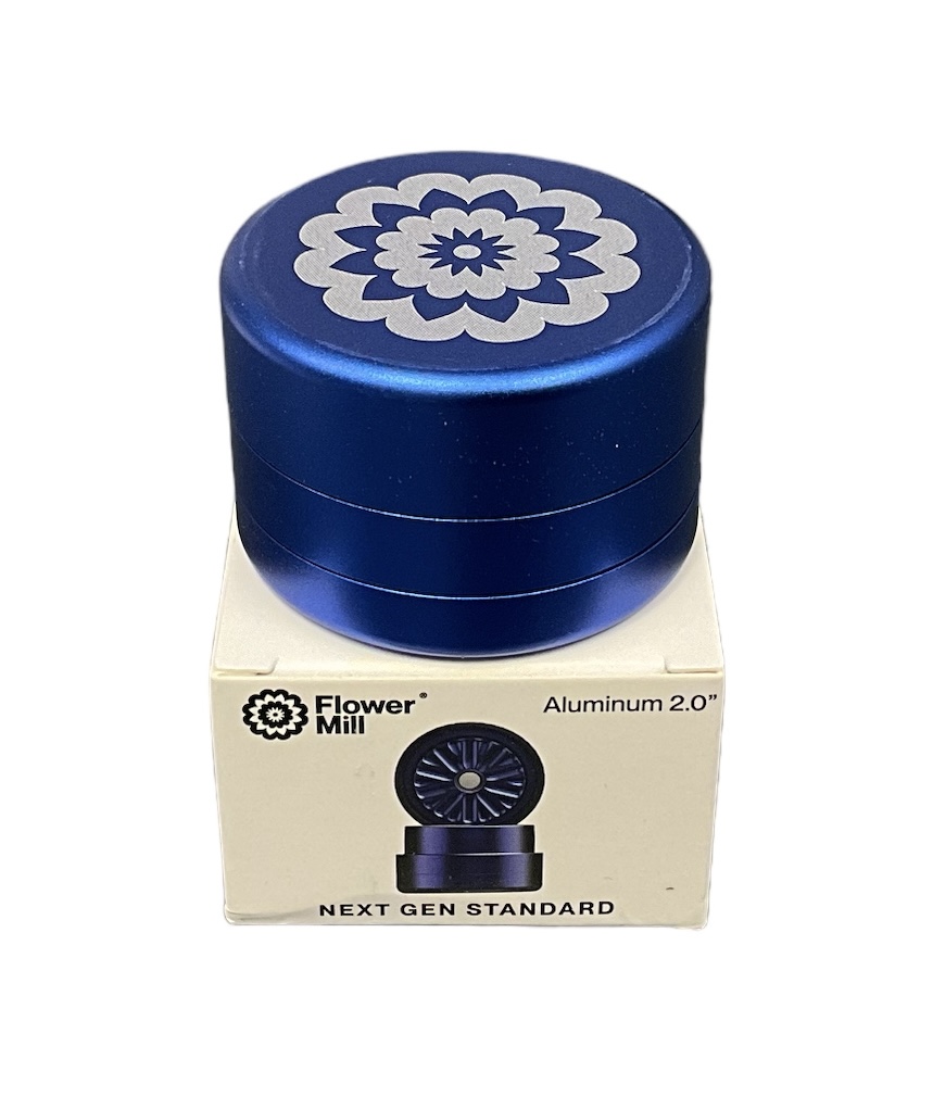 Photograph of product: Flower Mill Mini Grinder Blue