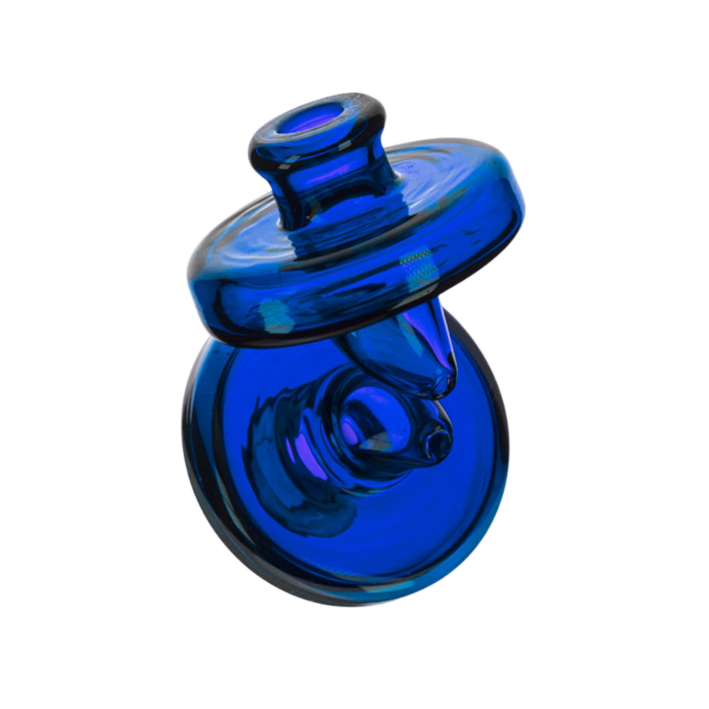 Photograph of product: Glass Directional Carb Cap - Blue Color