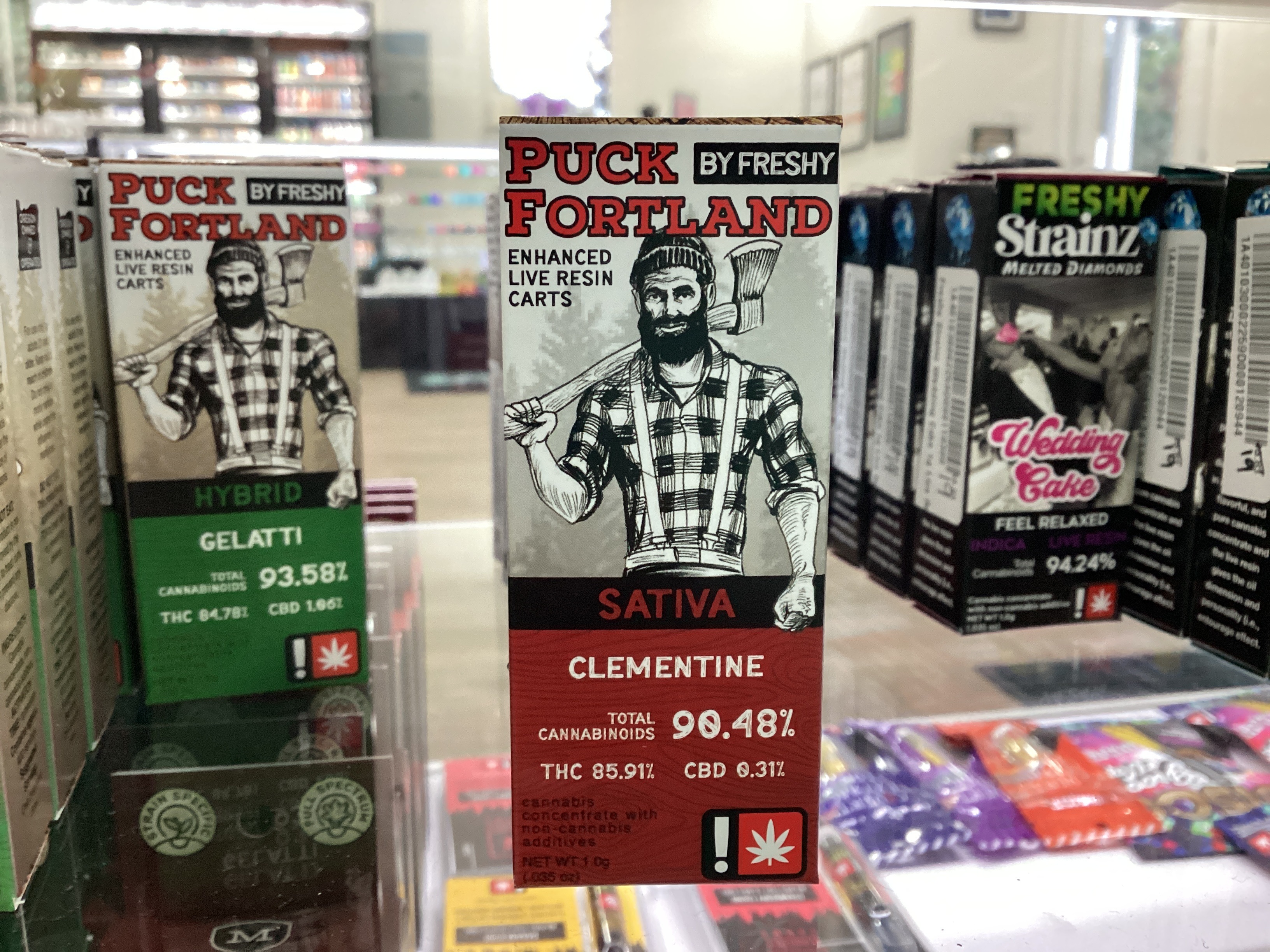 Photograph of product: Puck Fortland Clementine Cartridge