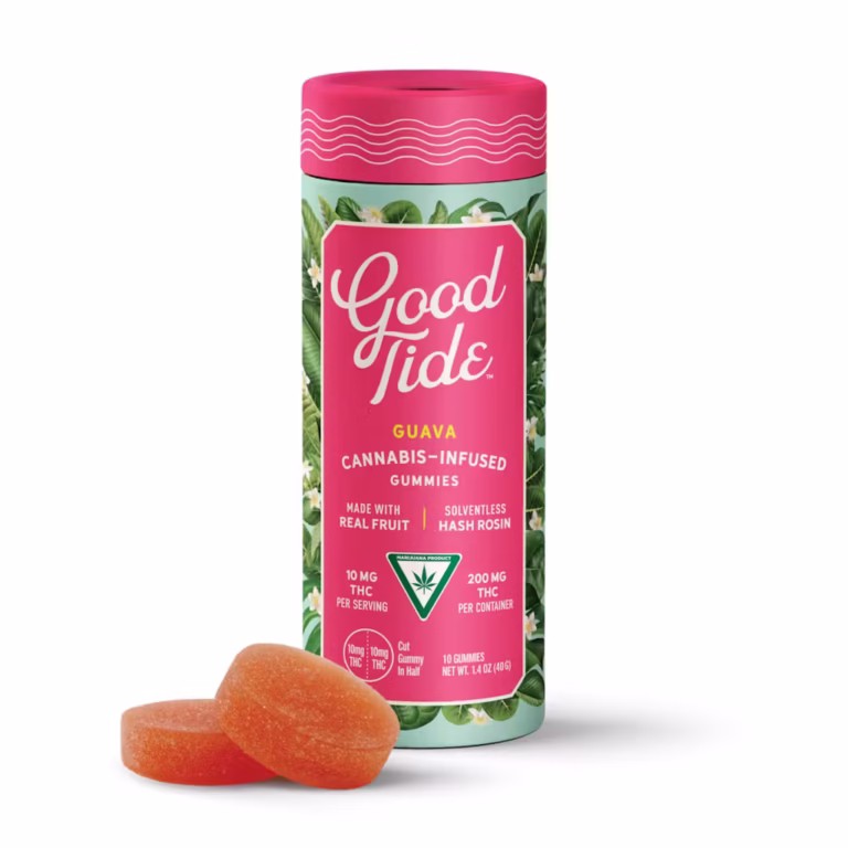 Photograph of product: Good Tide - Guava "Balanced" Gummies - 10mg THC - 10ct