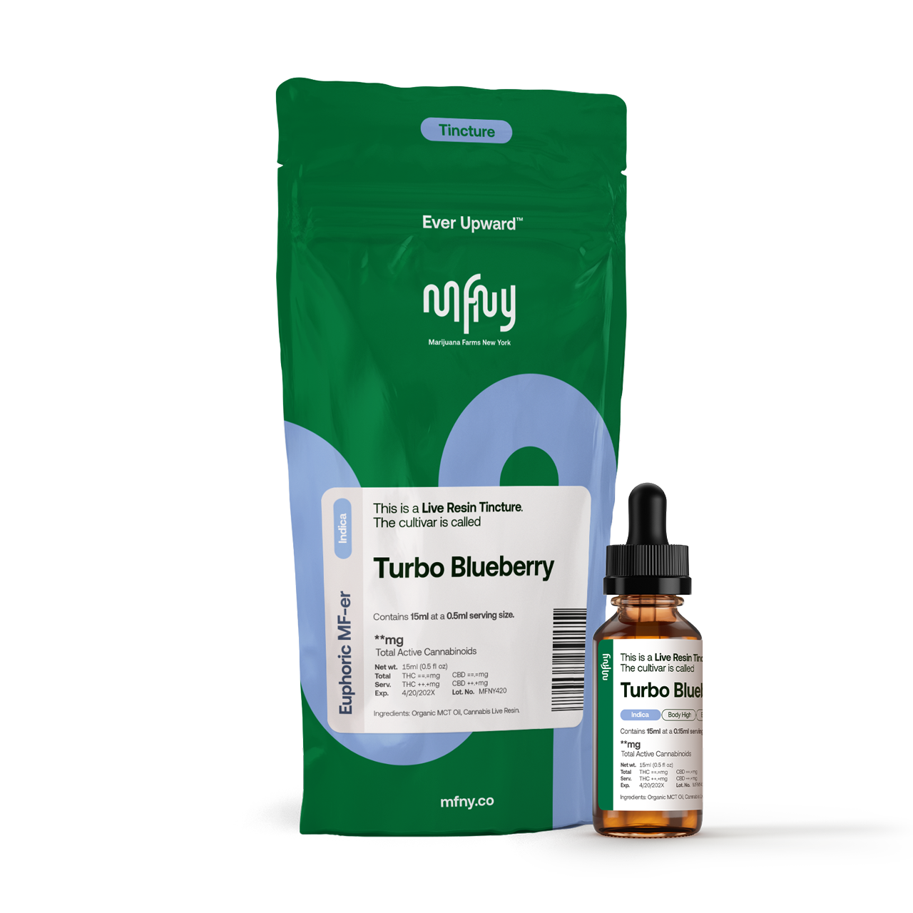 Photograph of product: Turbo Blueberry | 475mg Live Resin Tincture