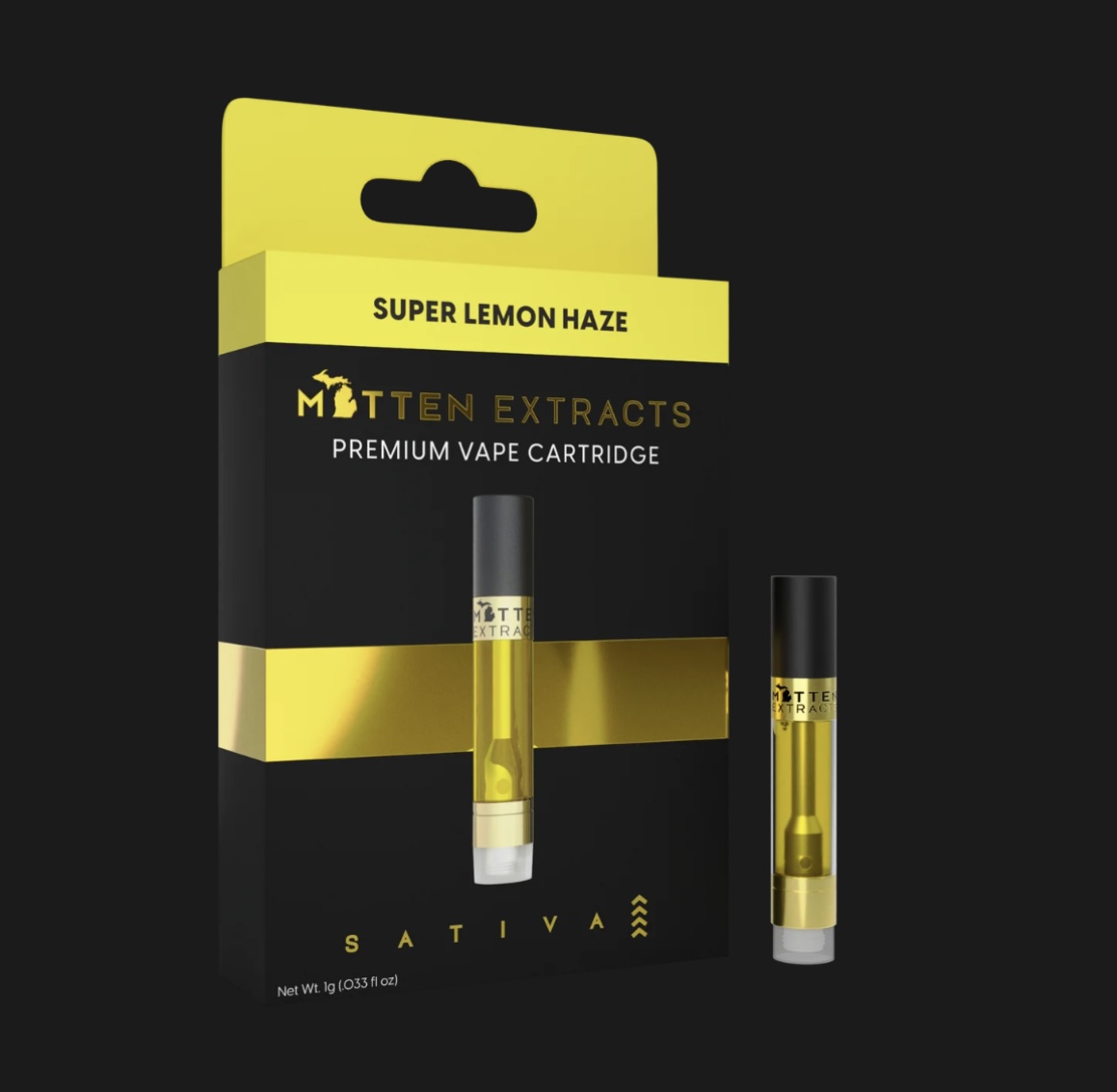 Photograph of product: AU Mitten: Super Lemon Haze Cart (S)