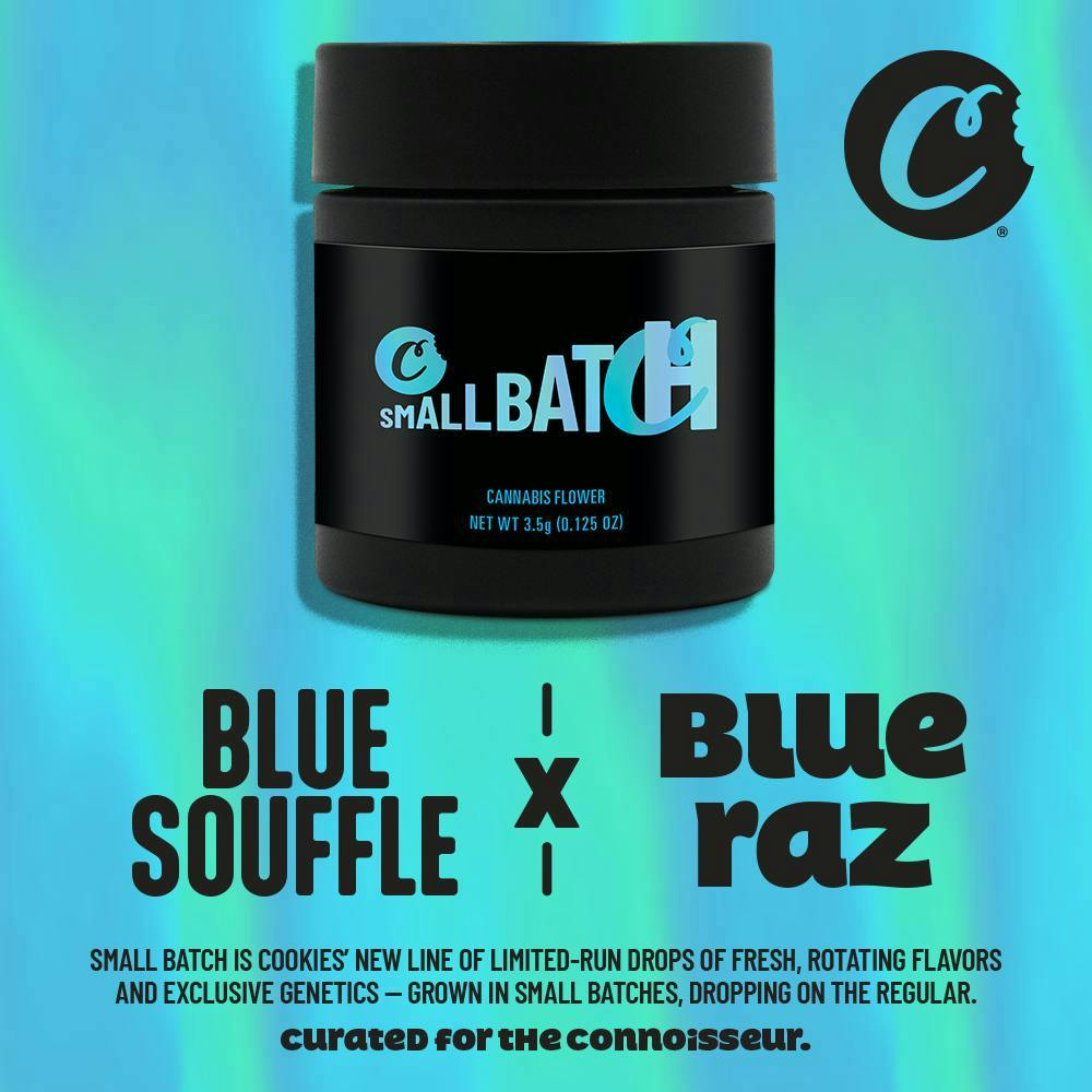 Photograph of product: Blue Souffle x Blue Raz | Small Batch | 3.5g