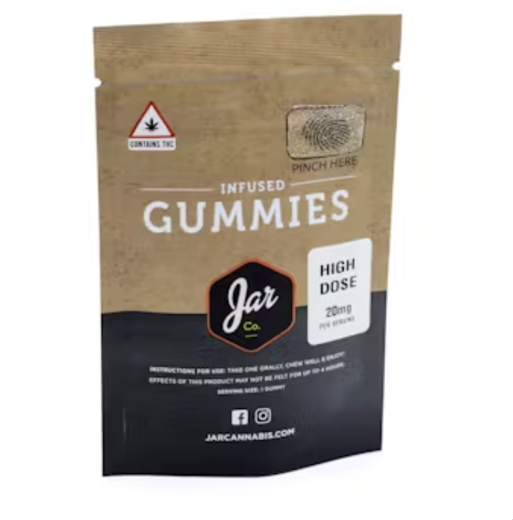 Photograph of product: Jar Co | Blackberry Lemonade Gummies | 300MG
