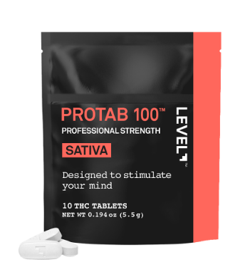 Photograph of product: Level PROTAB | Oui'd | 100mg/10pk