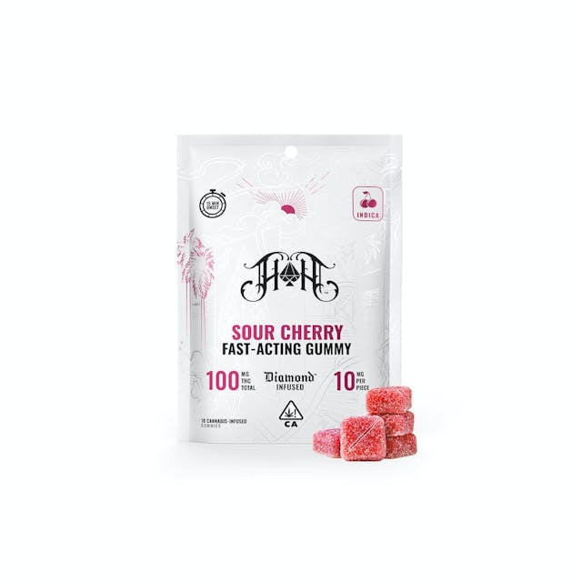 Photograph of product: Sour Cherry | 100mg Fast Acting Gummy