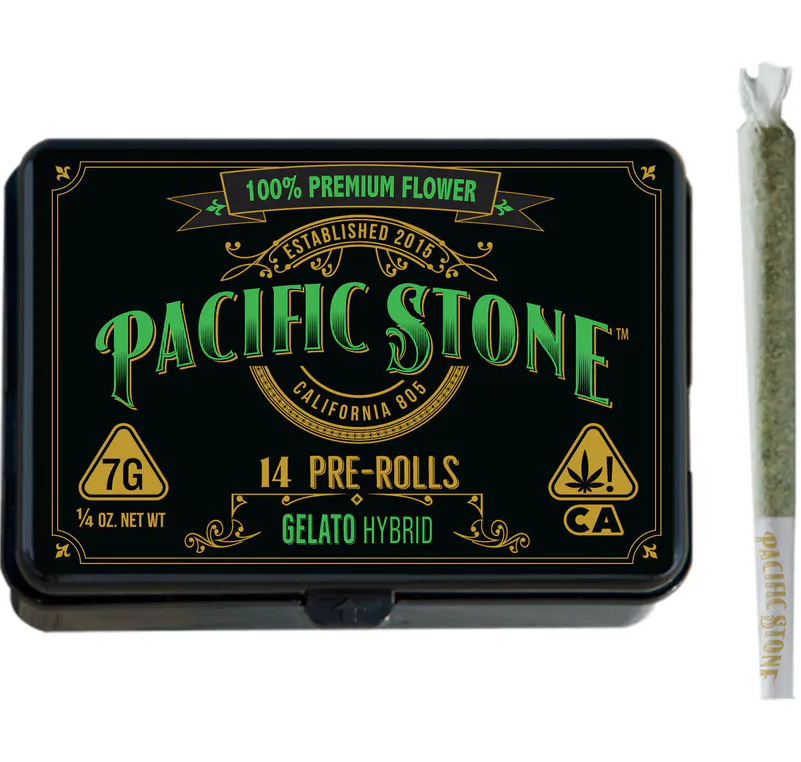 Photograph of product: 14-Pack Gelato (Hybrid) Pre-rolls TH-oui:21% $44